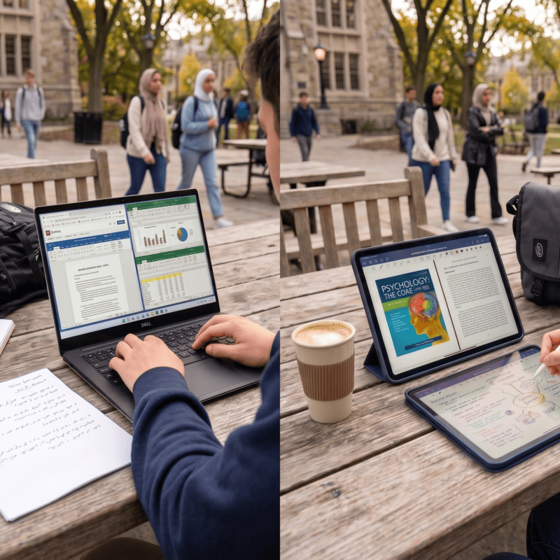 Laptop vs Tablet for University Students: Which Should You Buy in Egypt?